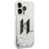 Etui KARL LAGERFELD Liquid Glitter Big KL do Apple iPhone 14 Pro Srebrny Marka telefonu Apple