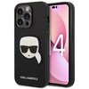 Etui KARL LAGERFELD Saffiano Karl s Head Patch do Apple iPhone 14 Pro Max Czarny