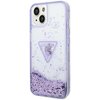 Etui GUESS Liquid Glitter Palm Collection do Apple iPhone 14 Plus Fioletowy Seria telefonu iPhone
