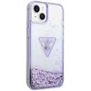 Etui GUESS Liquid Glitter Palm Collection do Apple iPhone 14 Plus Fioletowy Kompatybilność Apple iPhone 14 Plus