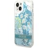 Etui GUESS Flower Liquid Glitter do Apple iPhone 14 Plus Zielony Seria telefonu iPhone