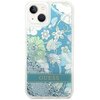 Etui GUESS Flower Liquid Glitter do Apple iPhone 14 Plus Zielony Model telefonu iPhone 14 Plus