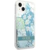 Etui GUESS Flower Liquid Glitter do Apple iPhone 14 Plus Zielony Kompatybilność Apple iPhone 14 Plus