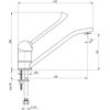 Bateria DEANTE Corio BFC 060C Chrom Rodzaj baterii Jednodźwigniowa