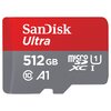 Karta pamięci SANDISK Ultra microSDXC 512GB + Adapter Klasa prędkości UHS-I