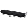 Czarny soundbar o wymiarach 995 mm długości, 70 mm szerokości i 50 mm wysokości. Na górnej powierzchni widoczne jest logo "trevi", a na przednim panelu wyświetlacz z zielonym napisem "bt".