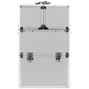 Kosmetyczka SUNONE XL 14710 Srebrny kolor Srebrny