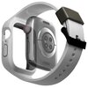 Pasek UNIQ Monos do Apple Watch 4/5/6/7/8/SE (44/45mm) Szary Materiał TPU