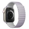 Pasek UNIQ Revix do Apple Watch Series 4/5/6/7/8/SE/SE 2022/Ultra (42/44/45/49 mm) Jasnoliliowy Materiał Silikon
