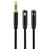 Adapter jack 3.5 mm - 2x jack 3.5 mm XO NB-R197