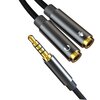 Adapter jack 3.5 mm - 2x jack 3.5 mm XO NB-R197 Długość [m] 0.23