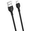 Kabel USB - Lightning XO NB200 2.1A 1 m Czarny