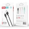 Kabel USB - USB-C XO NB156 2.4A 1 m Różowy Długość [m] 1