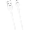 Kabel USB - microUSB XO NB200 2.1A 1 m Biały