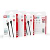 Kabel USB - Micro USB XO NB156 2.1A 1 m Czarny Długość [m] 1