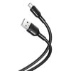 Kabel USB - Micro USB XO NB212 2.1A 1 m Czarny