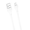 Kabel USB - Micro USB XO NB200 2.1A 2 m Biały