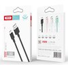 Kabel USB - Lightning XO NB156 2.4A 1 m Czarny Długość [m] 1