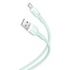 Kabel USB - Micro USB XO NB212 2.1A 1 m Zielony