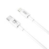 Kabel USB-C - Lightning XO NBQ189B 20W 2 m Biały