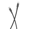 Kabel USB-C - USB-C XO NB-Q199 PD 100W 1.5 m Czarny Długość [m] 1.5