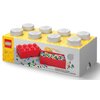 Pojemnik na LEGO klocek Brick 8 Szary 40041740 Motyw Brick 8