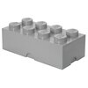 Pojemnik na LEGO klocek Brick 8 Szary 40041740
