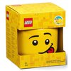 Pojemnik na LEGO mała głowa Chłopiec Głuptasek Żółty 40311726 Seria Lego Classic