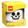 Pojemnik na LEGO duża głowa Szkieletor Biały 40321728 Seria Lego Classic