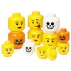 Pojemnik na LEGO duża głowa Szkieletor Biały 40321728 Kolor Biały
