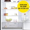 Lodówka HAIER HTR5719ENPT 3D No frost 190cm Czarna Bezszronowa (No Frost) Pełny No Frost