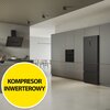 Lodówka HAIER HTR5719ENPT 3D No frost 190cm Czarna Zmiana kierunku otwierania drzwi Tak