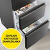 Lodówka HAIER HTR5719ENPT 3D No frost 190cm Czarna Kolor / wykończenie frontu Czarny