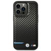 Etui BMW Leather Carbon do Apple iPhone 14 Pro Czarny Model telefonu iPhone 14 Pro