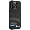 Etui BMW Leather Carbon do Apple iPhone 14 Pro Czarny Kompatybilność Apple iPhone 14 Pro