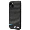 Etui BMW Leather Carbon do Apple iPhone 14 Plus Czarny Seria telefonu iPhone