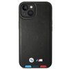 Etui BMW Leather Stamp do Apple iPhone 14 Czarny Model telefonu iPhone 14