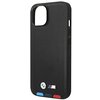 Etui BMW Leather Stamp do Apple iPhone 14 Czarny Typ Etui nakładka
