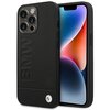 Etui BMW Leather Stamp do Apple iPhone 14 Pro Max Czarny