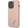 Etui GUESS Saffiano Triangle Logo do Apple iPhone 14 Pro Różowy Seria telefonu iPhone