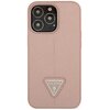 Etui GUESS Saffiano Triangle Logo do Apple iPhone 14 Pro Różowy Model telefonu iPhone 14 Pro