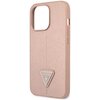 Etui GUESS Saffiano Triangle Logo do Apple iPhone 14 Pro Różowy Typ Etui nakładka