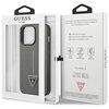 Etui GUESS Saffiano Triangle Logo do Apple iPhone 14 Pro Srebrny Marka telefonu Apple