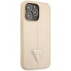 Etui GUESS Saffiano Triangle Logo do Apple iPhone 14 Pro Beżowy Kompatybilność Apple iPhone 14 Pro