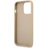 Etui GUESS Saffiano Triangle Logo do Apple iPhone 14 Pro Beżowy Gwarancja 24 miesiące