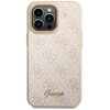 Etui GUESS 4G Vintage Gold Logo do Apple iPhone 14 Pro Różowy Model telefonu iPhone 14 Pro