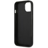 Etui GUESS Saffiano Triangle Logo do Apple iPhone 14 Srebrny Gwarancja 24 miesiące