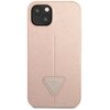 Etui GUESS Saffiano Triangle Logo do Apple iPhone 14 Różowy Seria telefonu iPhone