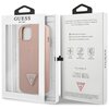 Etui GUESS Saffiano Triangle Logo do Apple iPhone 14 Różowy Marka telefonu Apple