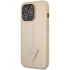 Etui GUESS Saffiano Triangle Logo do Apple iPhone 14 Pro Max Beżowy Seria telefonu iPhone
